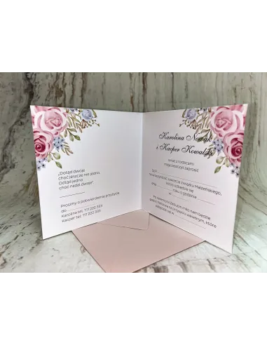 Zaproszenie na ślub ślubne Z TWOIM ZDJĘCIEM