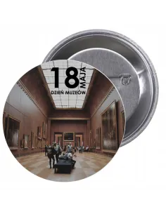 Przypinki buttony DZIEŃ MUZEÓW  znaczki badziki z grafiką