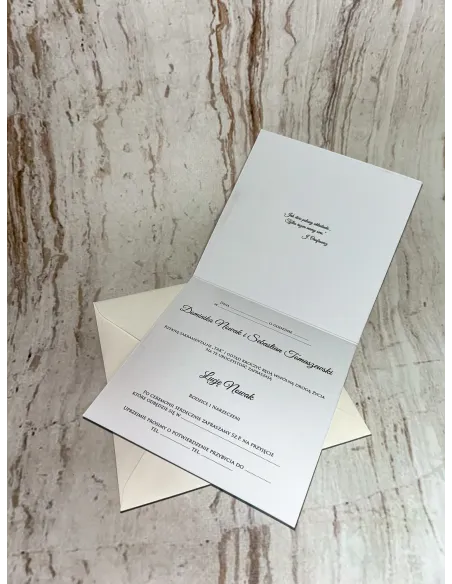 Zaproszenie na ślub ślubne rustykalne Z PERSONALIZACJĄ + PROJEKT GRATIS