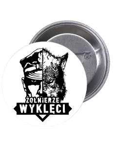 Przypinki buttony ŻOŁNIERZE WYKLĘCI  znaczki badziki z grafiką