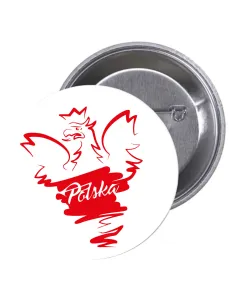 Przypinki buttony POLSKA  znaczki badziki z grafiką