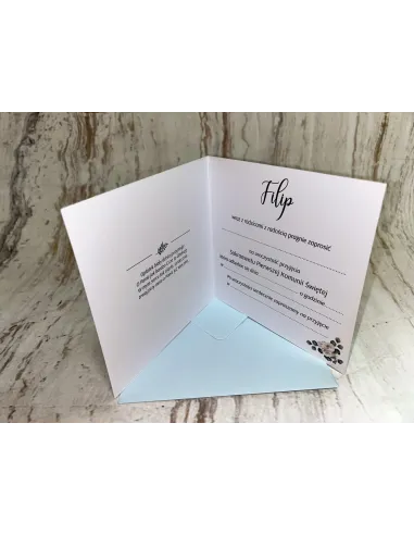 Zaproszenie na pierwszą komunię świętą zaproszenia komunijne PERSONALIZOWANE