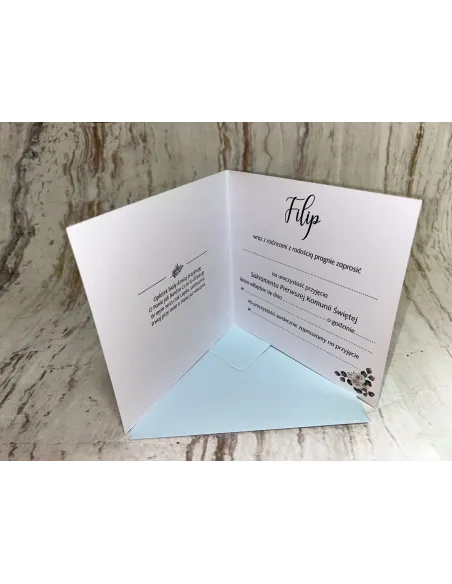 Zaproszenie na pierwszą komunię świętą zaproszenia komunijne PERSONALIZOWANE