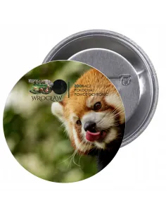Przypinki buttony ZOO ZOOBACZ POKOCHAJ POMÓŻ OCHRONIĆ  znaczki badziki z grafiką