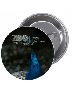 Przypinki buttony ZOO ZOOBACZ POKOCHAJ POMÓŻ OCHRONIĆ  znaczki badziki z grafiką