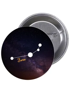 Przypinki buttony ZNAKI ZODIAKU BARAN znaczki badziki z grafiką