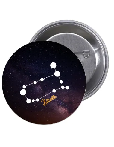 Przypinki buttony ZNAKI ZODIAKU BLIŹNIĘTA znaczki badziki z grafiką