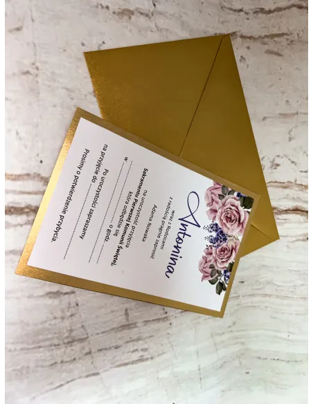 Zaproszenie na pierwszą komunię świętą zaproszenia komunijne boho + PROJEKT GRATIS