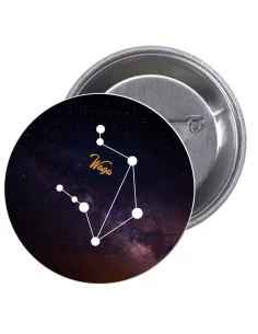 Przypinki buttony ZNAKI ZODIAKU WAGA   znaczki badziki z grafiką