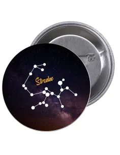 Przypinki buttony ZNAKI ZODIAKU  STRZELEC   znaczki badziki z grafiką