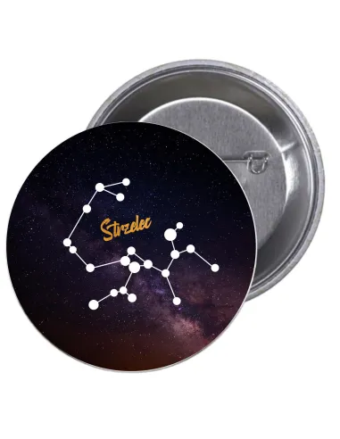 Przypinki buttony ZNAKI ZODIAKU  STRZELEC   znaczki badziki z grafiką