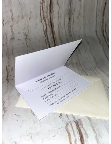 Zaproszenie na 18 urodziny zaproszenia DOWÓD OSOBISTY NA osiemnastkę + PROJEKT GRATIS