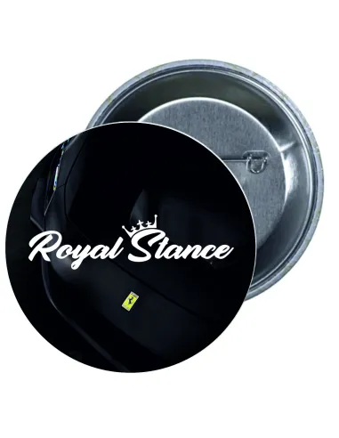 Przypinki buttony ROYAL STANCE  znaczki badziki z grafiką