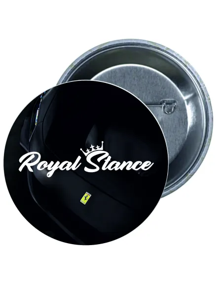 Przypinki buttony ROYAL STANCE  znaczki badziki z grafiką
