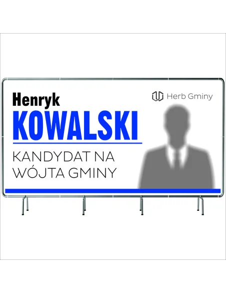 BANER WYBORCZY BANERY WYBORCZE 100x50cm - 5szt. gotowy projekt PLANDEKA