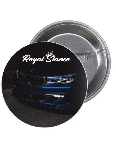 Przypinki buttony ROYAL STANCE  znaczki badziki z grafiką