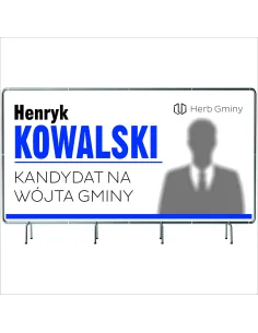 BANER WYBORCZY BANERY WYBORCZE 100x50cm - 10szt. gotowy projekt PLANDEKA