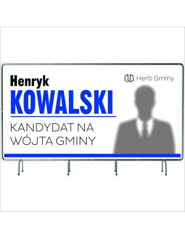 BANER WYBORCZY BANERY WYBORCZE 100x50cm - 10szt. gotowy projekt PLANDEKA