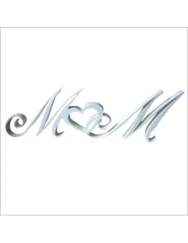 Litery imiona inicjały młodych Pary Młodej 3d 15cm
