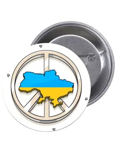 Przypinki buttony SOLIDARNOŚĆ Z UKRAINĄ  znaczki badziki z grafiką