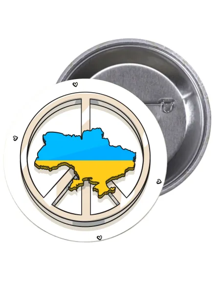 Przypinki buttony SOLIDARNOŚĆ Z UKRAINĄ  znaczki badziki z grafiką
