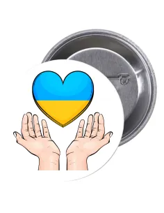 Przypinki buttony SOLIDARNOŚĆ Z UKRAINĄ  znaczki badziki z grafiką