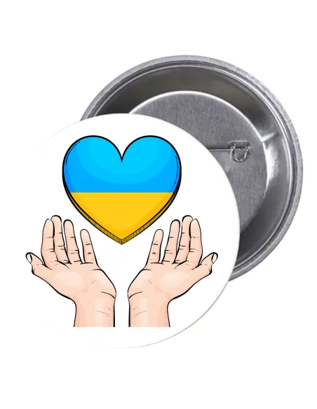 Przypinki buttony SOLIDARNOŚĆ Z UKRAINĄ  znaczki badziki z grafiką