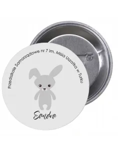 Przypinki buttony PRZEDSZKOLE - SANDRA znaczki badziki z grafiką