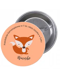 Przypinki buttony PRZEDSZKOLE - WERONIKA  znaczki badziki z grafiką