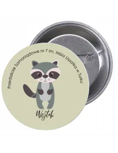 Przypinki buttony PRZEDSZKOLE - WOJTEK znaczki badziki z grafiką