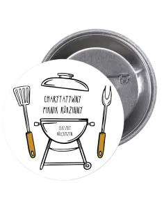 Przypinki buttony CHARYTATYWNY PIKNIK RODZINNY znaczki badziki z grafiką