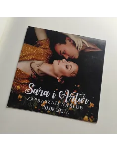 Personalizowane zaproszenie na Ślub Wesele z waszym zdjęciem