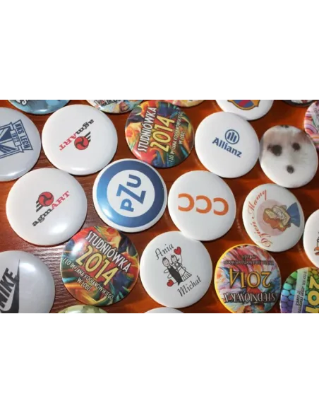 Przypinki buttony LITERKI DLA DZIECI  - G  znaczki badziki z grafiką