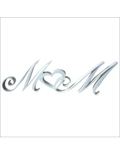 Litery imiona inicjały młodych Pary Młodej 3d 20cm