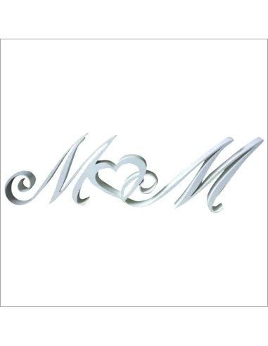 Litery imiona inicjały młodych Pary Młodej 3d 20cm