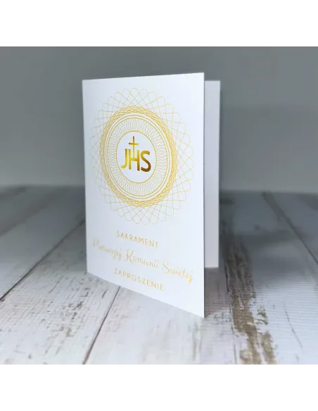 Zaproszenie na pierwszą komunię świętą zaproszenia komunijne personalizowane PROJEKT GRATIS