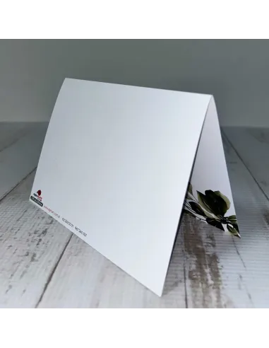 Personalizowane zaproszenie na Ślub Wesele zielone liście motyw roślinny