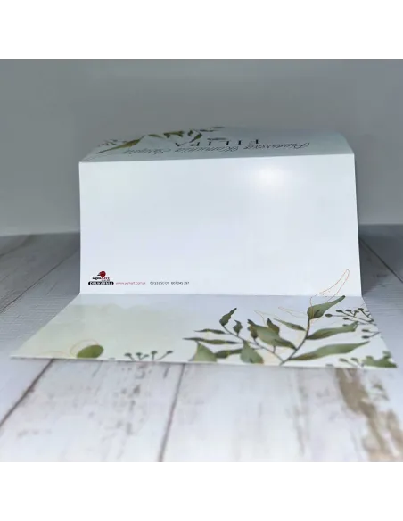 Eleganckie Zaproszenie na pierwszą komunię świętą zaproszenia komunijne personalizacjaliście boho PROJEKT GRATIS