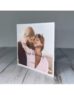 Eleganckie Personalizowane zaproszenie na Ślub Wesele zaproszenia weselne z waszym zdjęciem