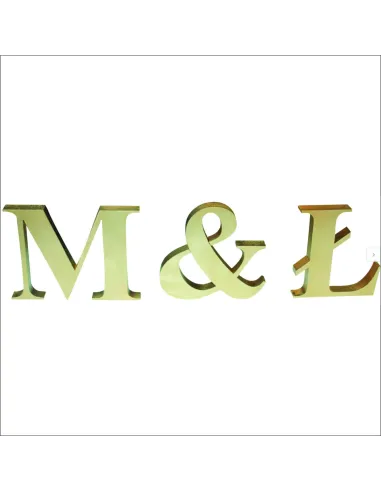 Imiona Młodej Pary styrodur dekoracja stołu 30cm