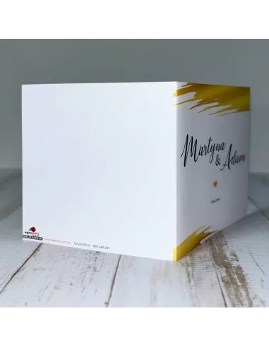 Eleganckie Personalizowane zaproszenie na Ślub Wesele zaproszenia ślubne minimalistyczne