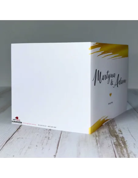 Eleganckie Personalizowane zaproszenie na Ślub Wesele zaproszenia ślubne minimalistyczne