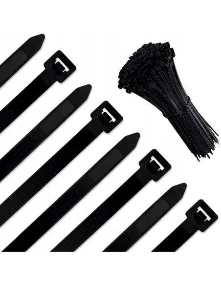 Opaska zaciskowa opaski trytytki 30 cm NYLON CABLE TIE 100 sztuk MOCNE