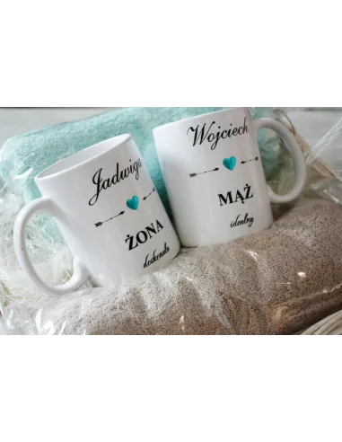 Kubek ceramiczny Koło Gospodyń Wiejskich nadruk KGW twoja miejscowości