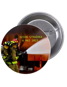 Przypinki buttony DZIEŃ STRAŻAKA  znaczki badziki z grafiką