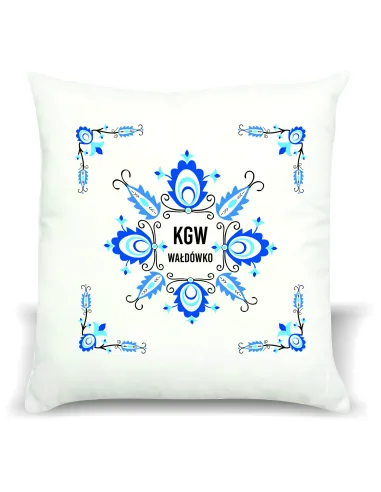 FOTO PODUSZKA koło gospodyń wiejskich KGW + twój tekst grafika nazwa