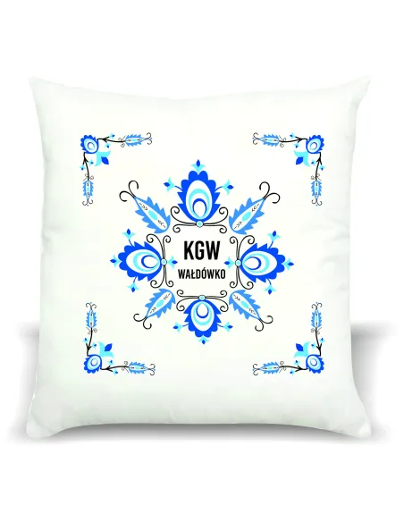 FOTO PODUSZKA koło gospodyń wiejskich KGW + twój tekst grafika nazwa