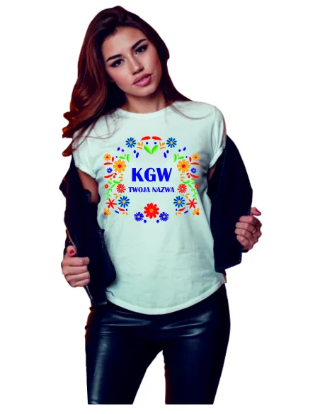 Koszulka z nadrukiem KGW koło gospodyń wiejskich TWOJA GRAFIKA TEKST