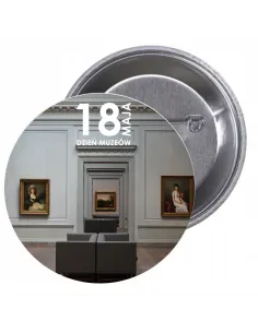 Przypinki buttony DZIEŃ MUZEÓW  znaczki badziki z grafiką