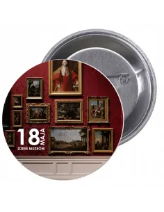 Przypinki buttony DZIEŃ MUZEÓW  znaczki badziki z grafiką